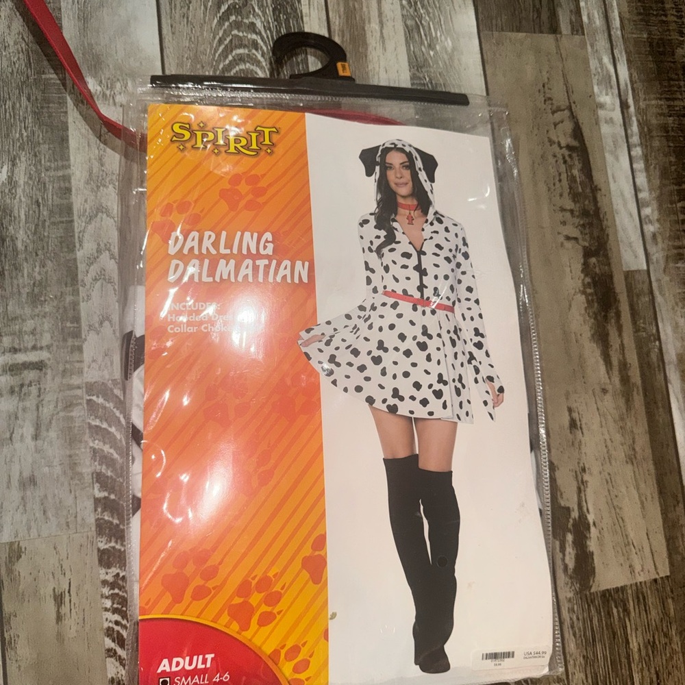 Spirit Dalmatian Costume with Red Accents